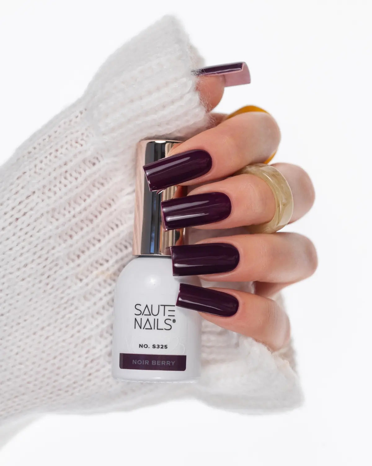 Saute Nails UV/LED Hybrid Gel Polish - S325 Noir Berry