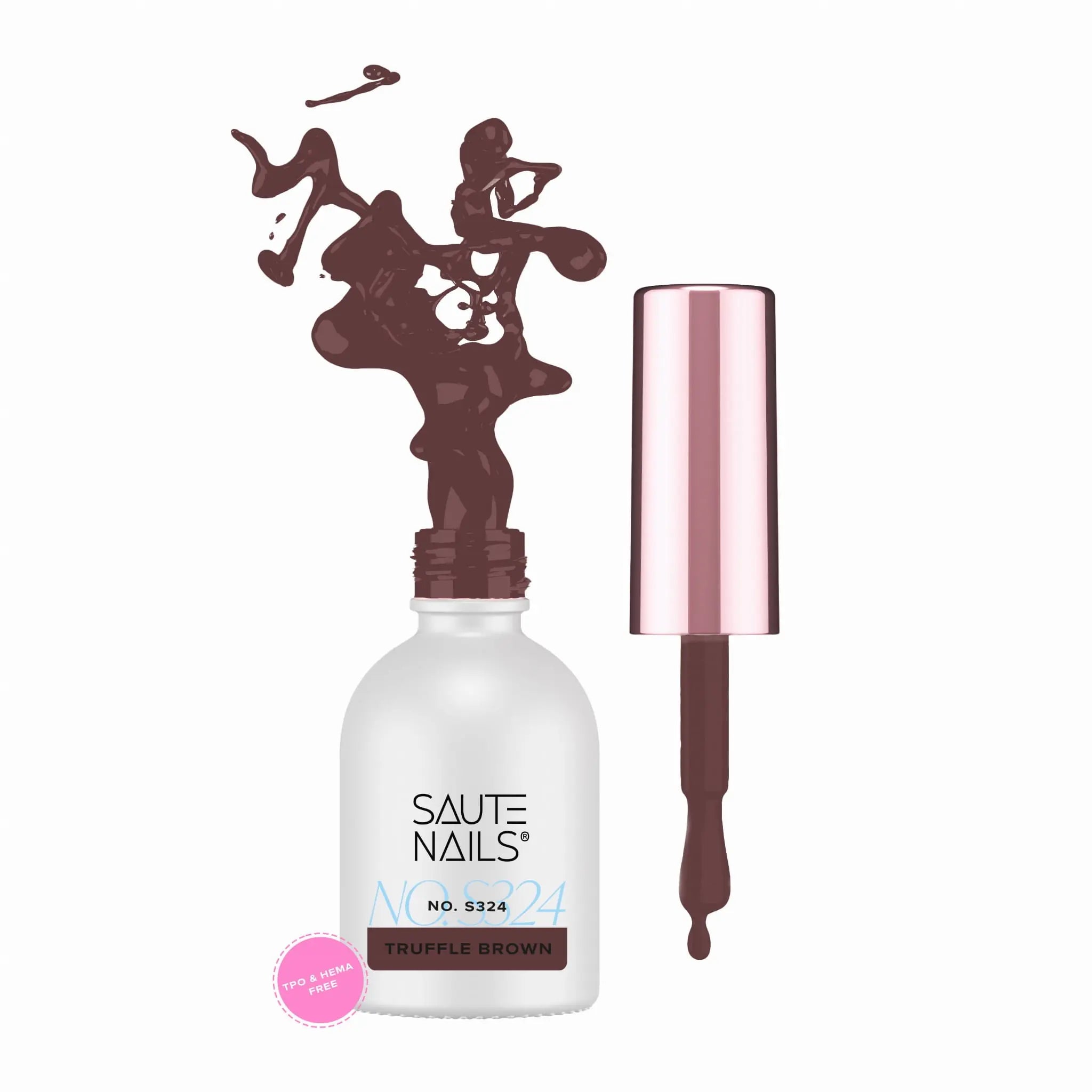 Saute Nails UV/LED Hybrid Gel Polish - S324 Truffle Brown