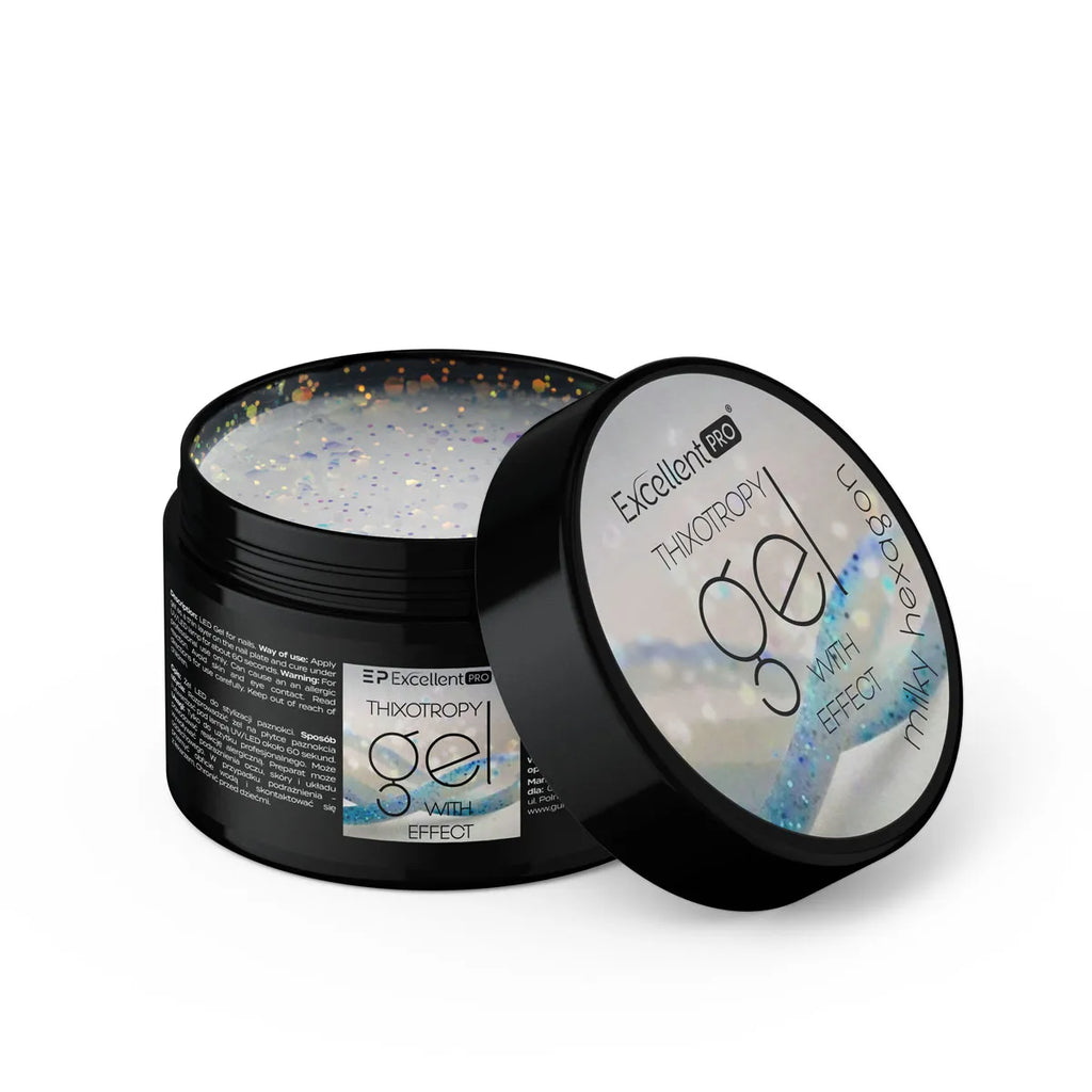 Excpro Thixotropy Gel With Effect Milky Hexago 15G