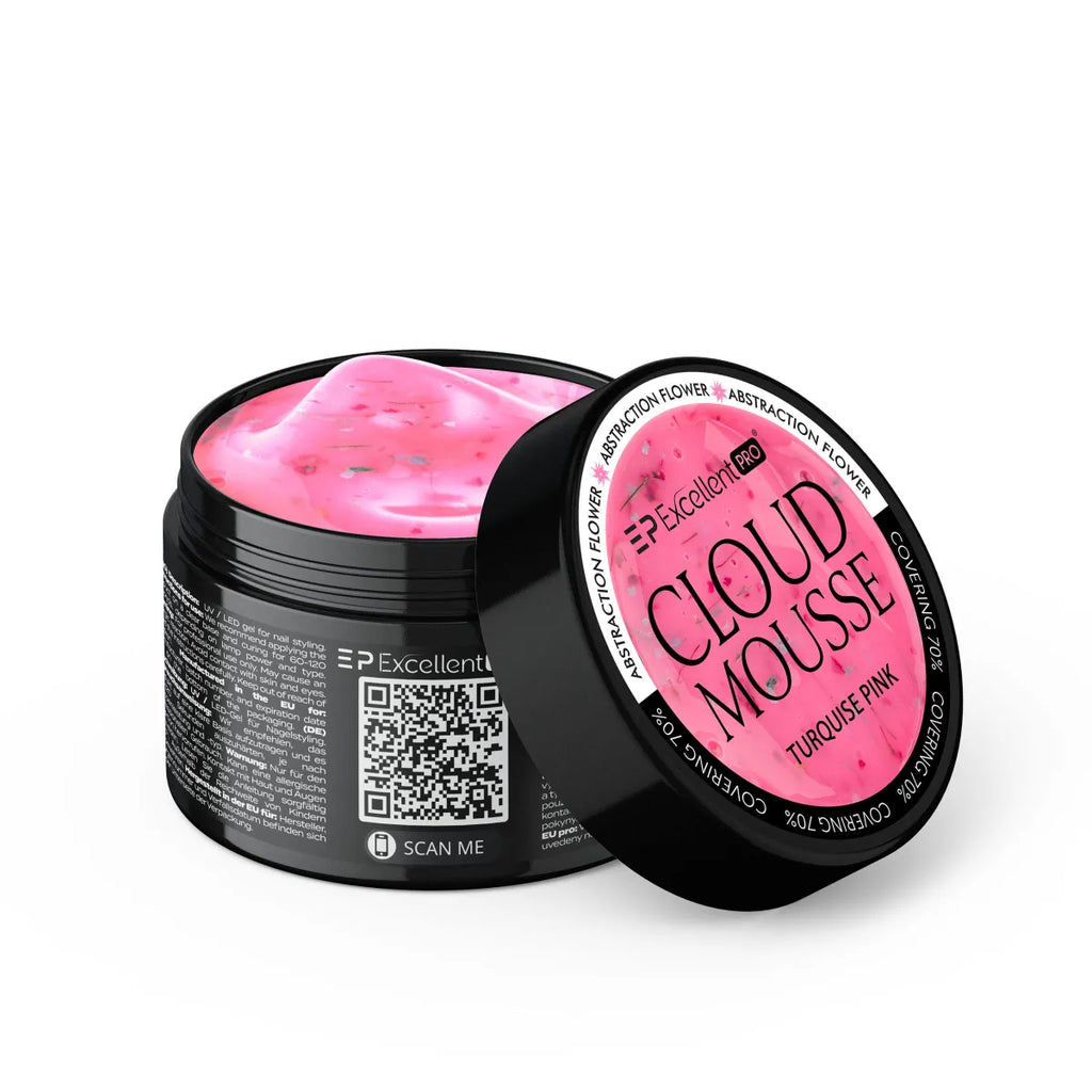 Excpro Cloud Mousse Turquoise Pink Flower 15G