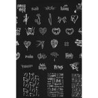 Love 2 Stamping Plate 70 Patterns - 1PCS