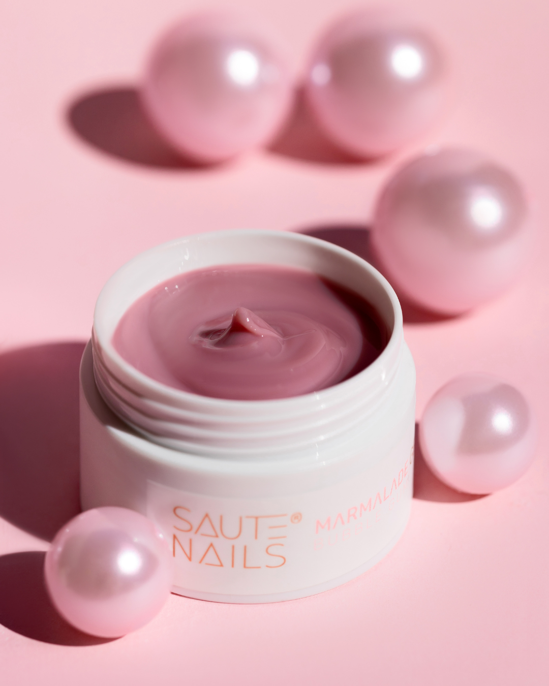 Saute Nails Marmalade Gel Bubble Gum Builder Gel