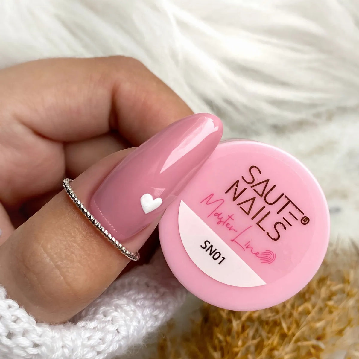 Saute Nails Master Line SN01 Nail Art Gel - White - 5g