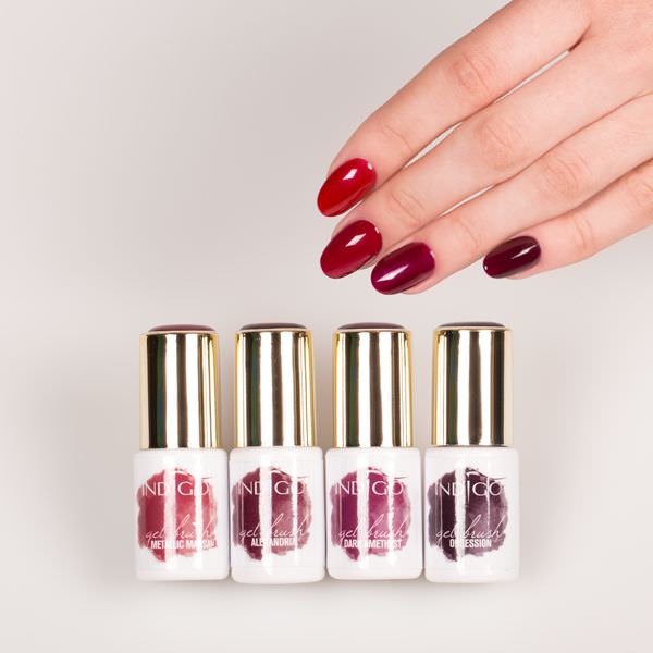Metallic Marsala Gel Brush