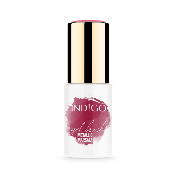 Metallic Marsala Gel Brush