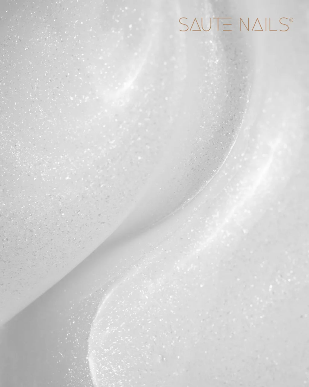 Saute Nails One Touch Glitter Milky White Builder Gel