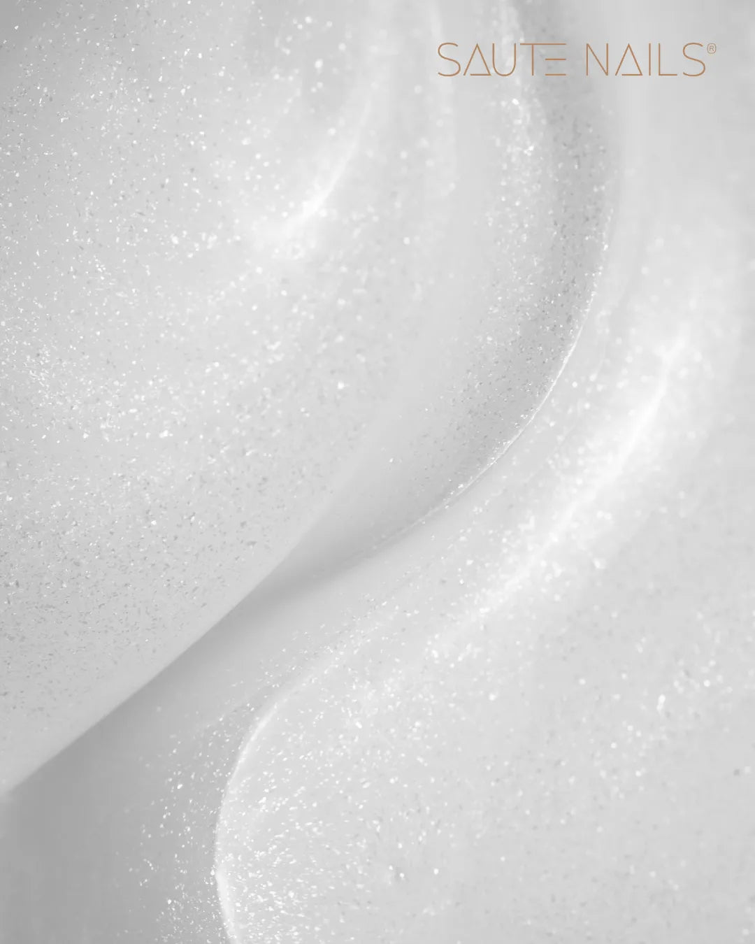 Saute Nails One Touch Glitter Milky White Builder Gel