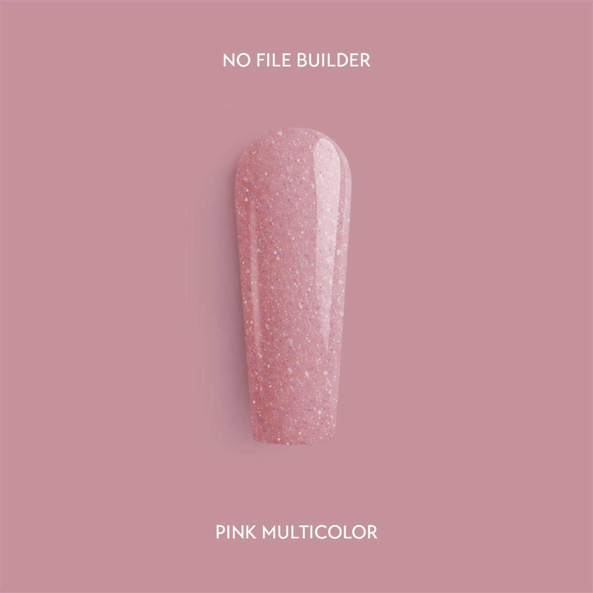 No File Builder Gel - Pink Multicolour 15g