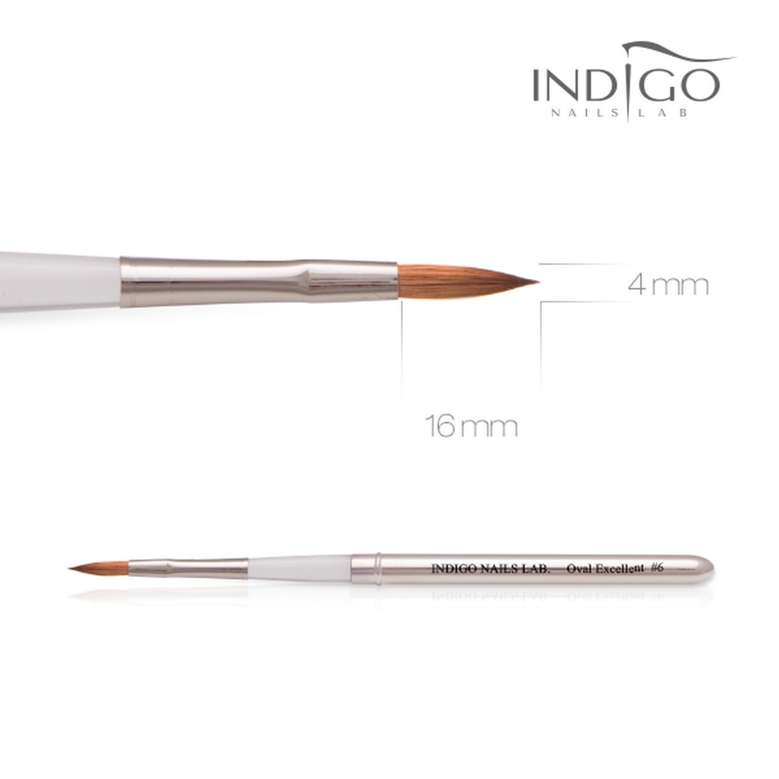Brush Oval Excellent No 6