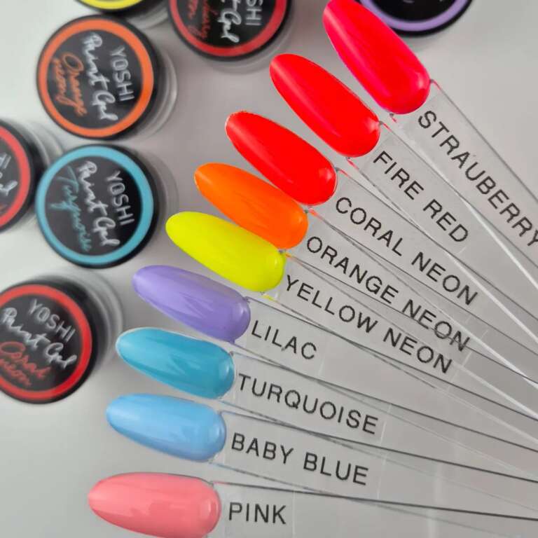 Paint Gel UV LED 5Ml – Fire Red Neon