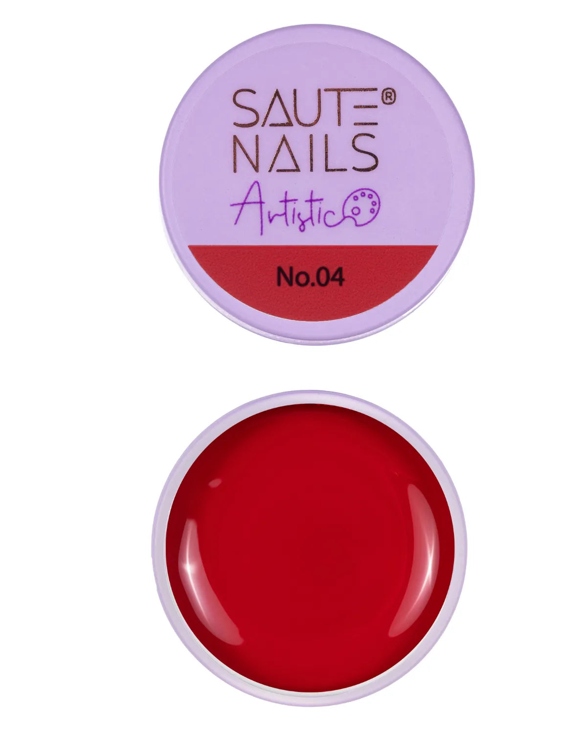 Saute Nails Artistic No.04 Vibrant Red Nail Art Gel 5g