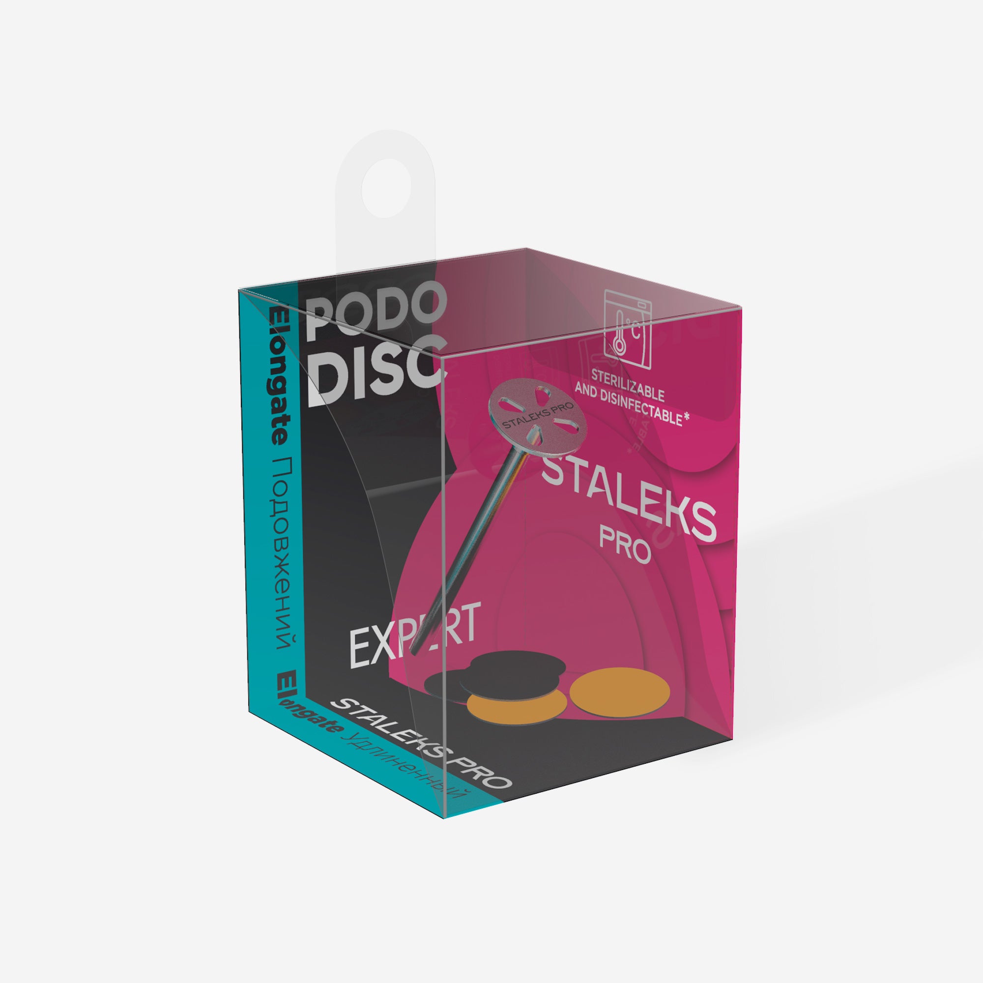 Pedicure Disc Pododisc Staleks Pro ХS And Set Of Disposable File 180Grit 5pc PDset-10