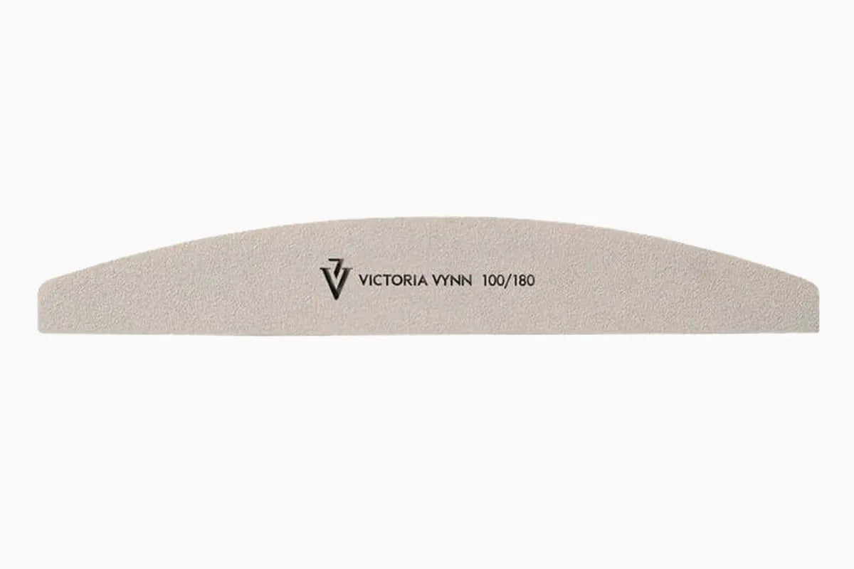Victoria Vynn White Crescent Nail File 100/180 