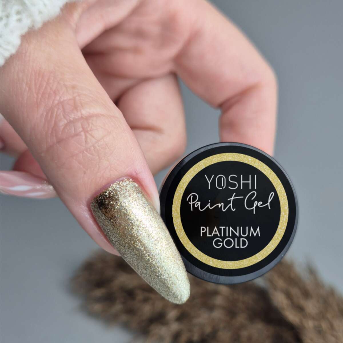 Paint Gel UV LED 5Ml – Platinum Gold
