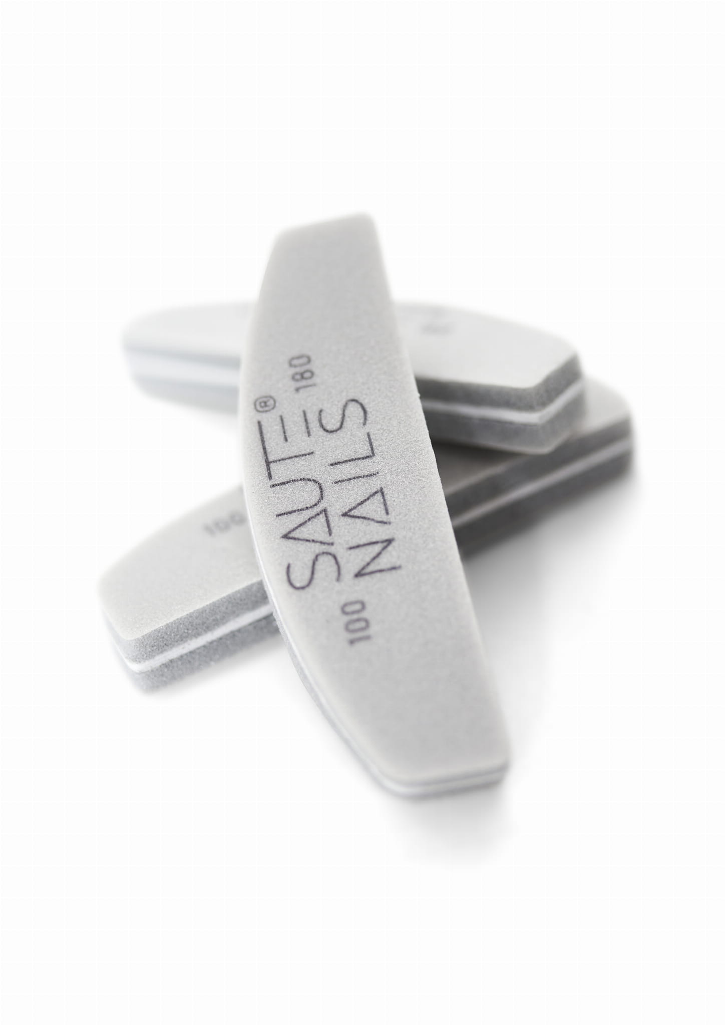 Saute Nails Half Moon Nail Buffer 100/180 - Pack of 10