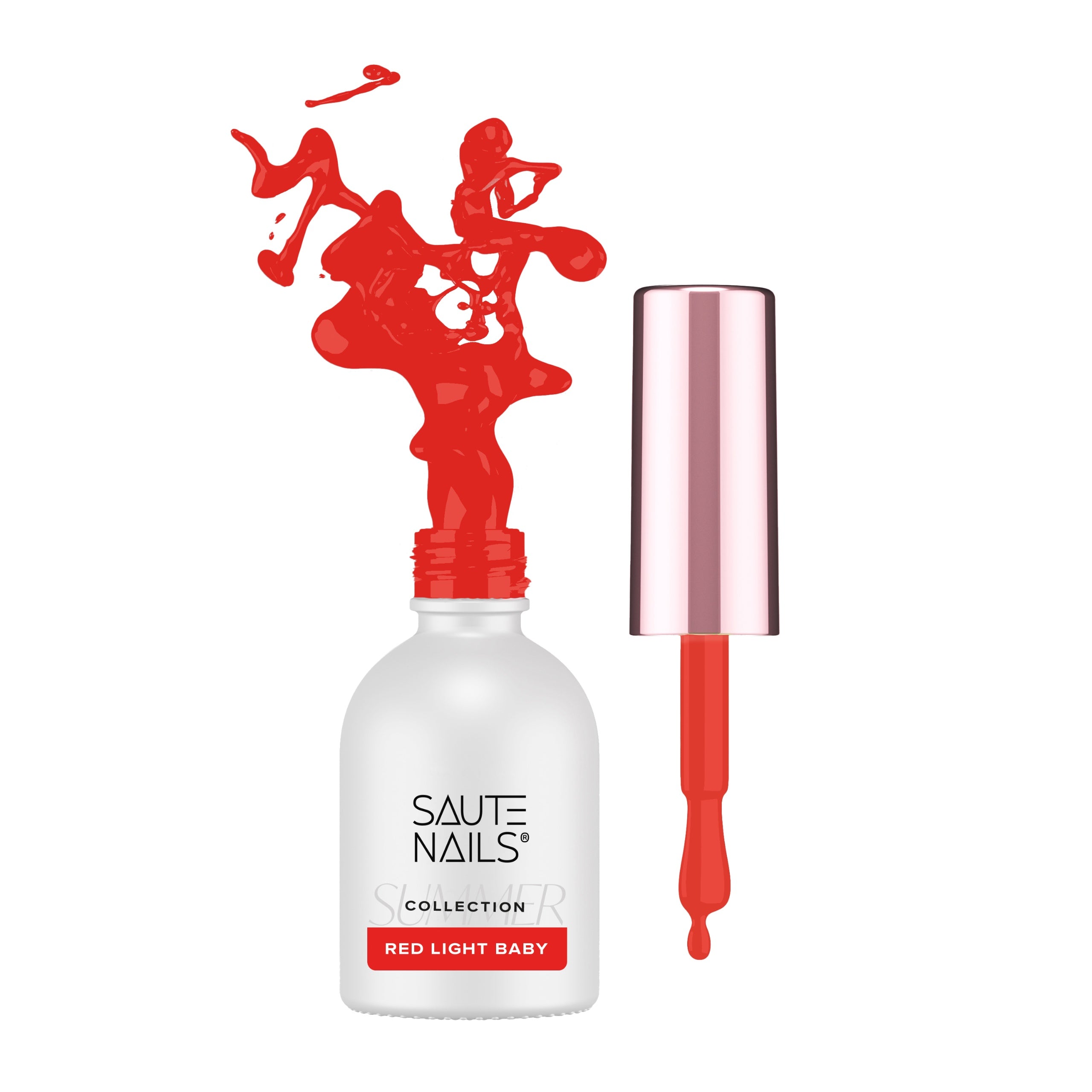 Saute Nails UV/LED Hybrid Gel Polish - Red Light Baby 8ml