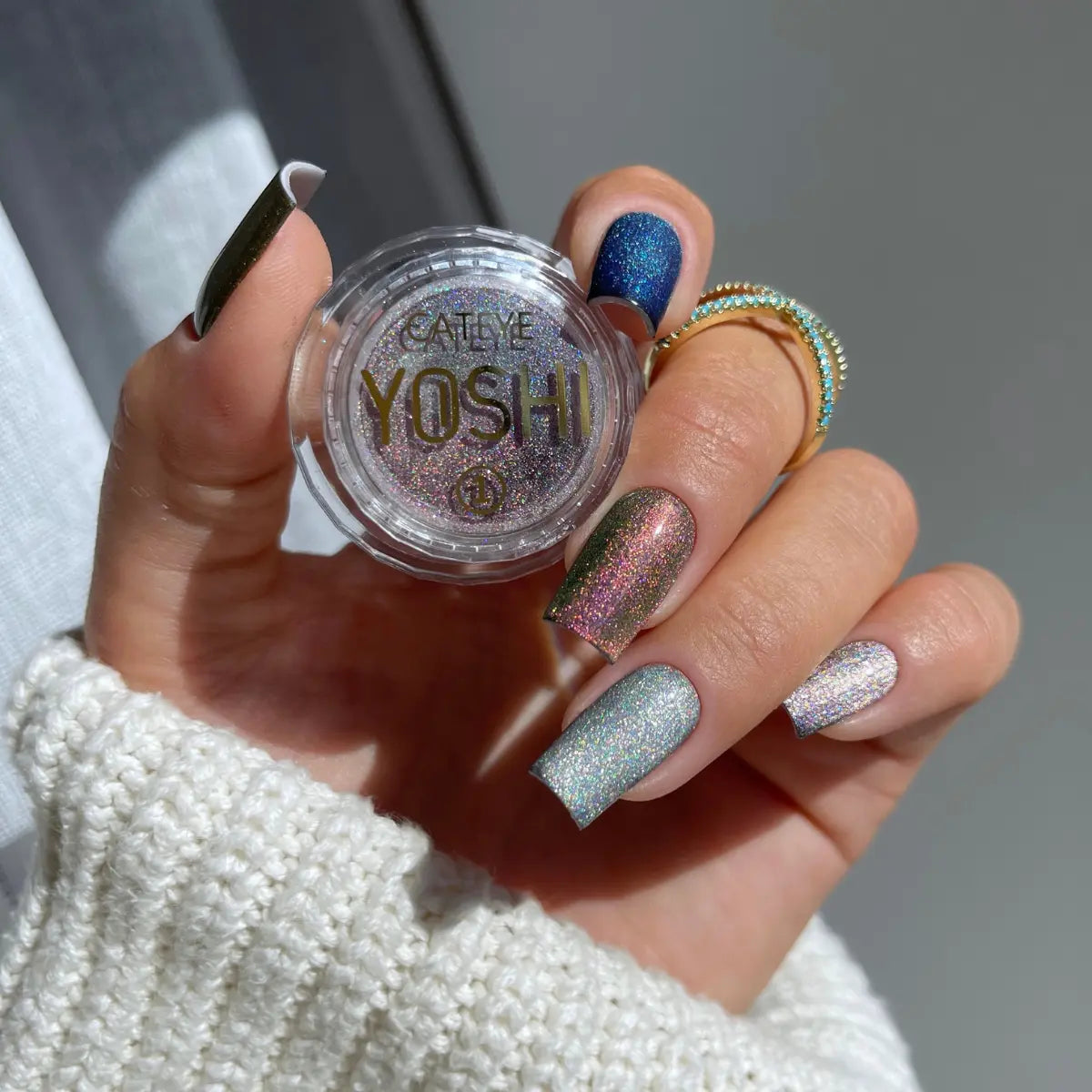 Yoshi Cat Eye Nail Powder No1 - 0.5g