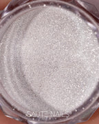 Saute Nails Siren’s Kiss Silver Mirror Nail Powder