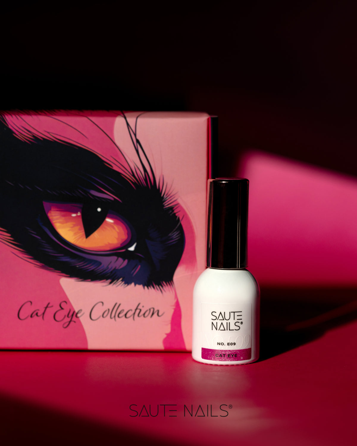 Saute Nails Cat Eye Effect UV/LED Hybrid Gel Polish - E09