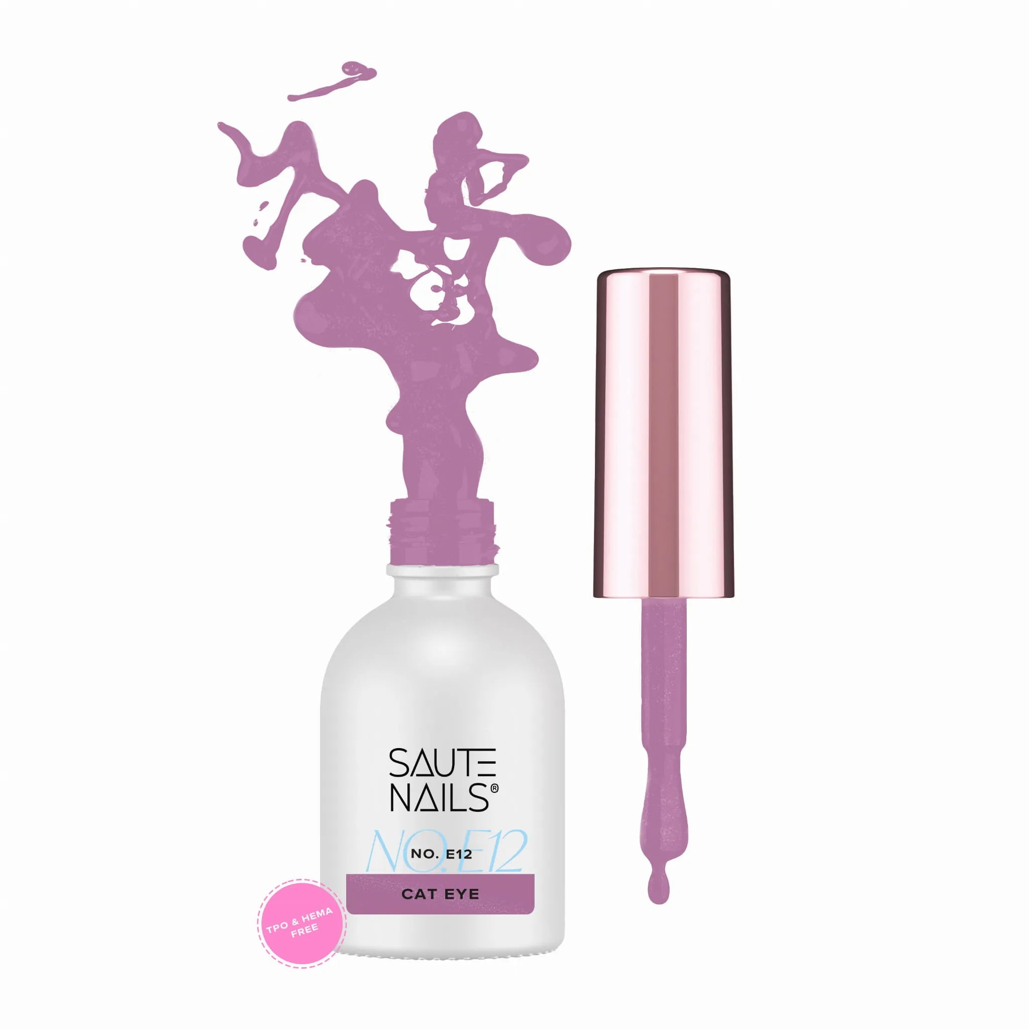 Saute Nails Cat Eye Effect UV/LED Hybrid Gel Polish - E12