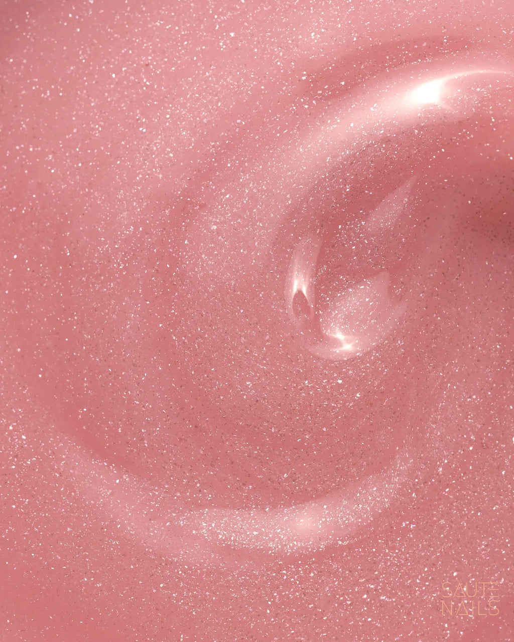 Saute Nails One Touch Glitter Pink Builder Gel