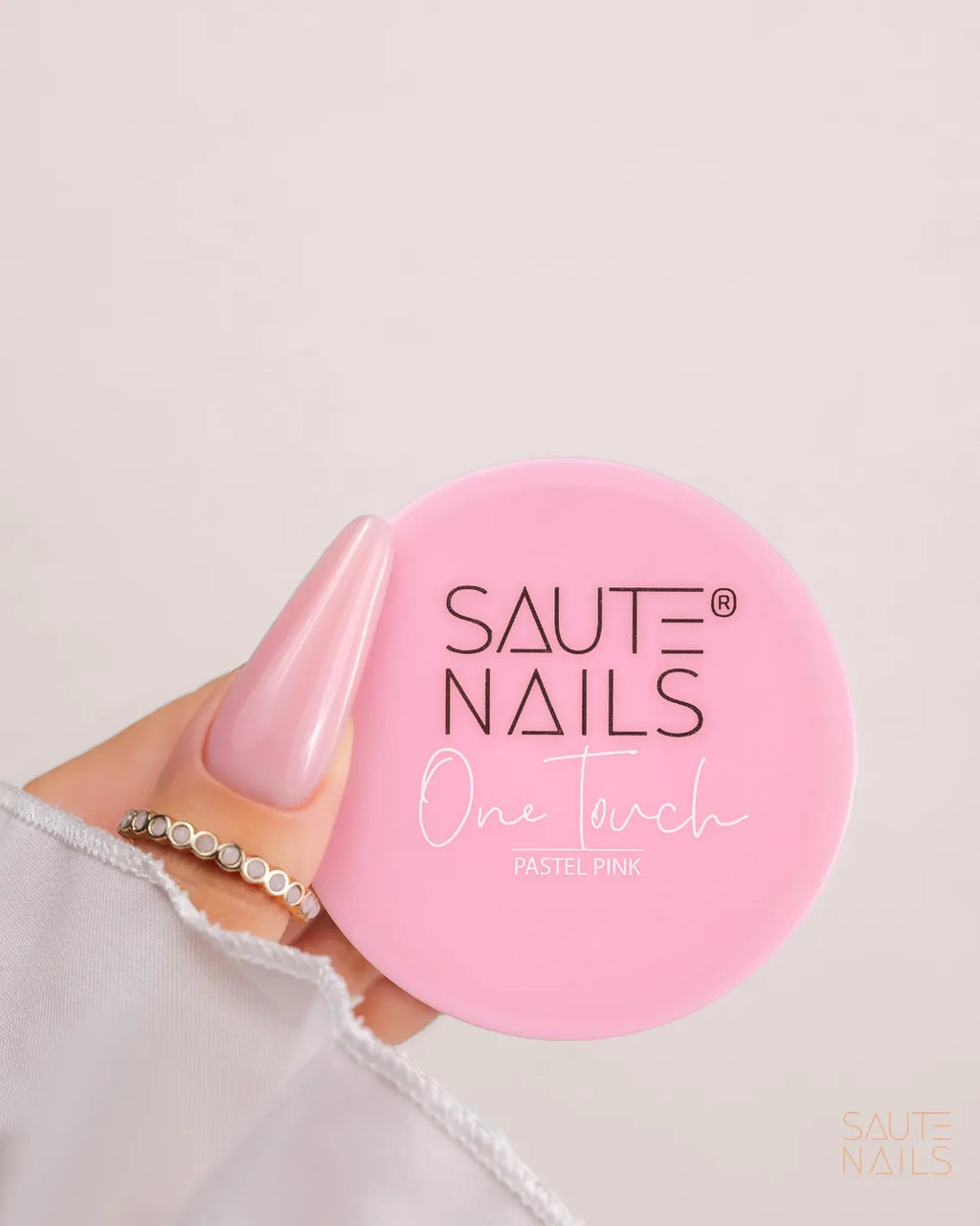 Saute Nails One Touch Pastel Pink Builder Gel