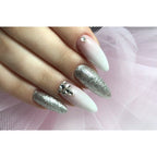Silver Cha Cha Glitter Gel Polish 7Ml
