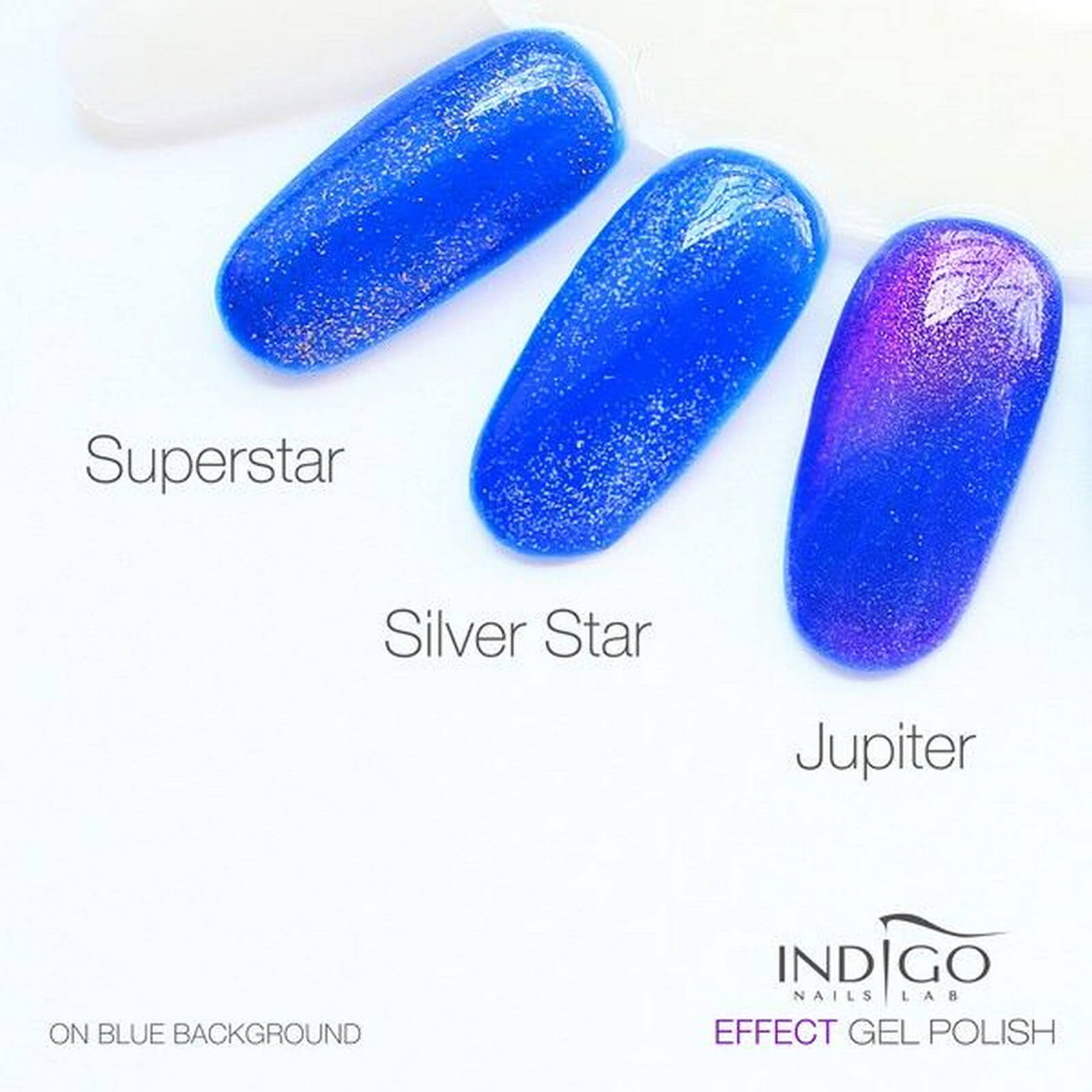 Silver Star Effect Gel Polish 7Ml