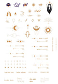 Nail Stickers Spiritual Gold - Holographic