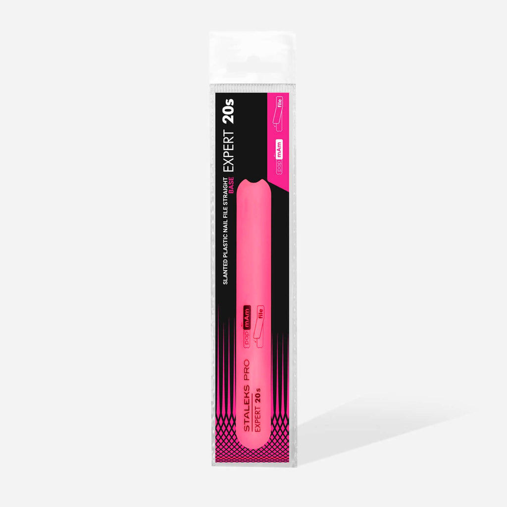 Straight Beveled Plastic Base For Nail File EXPERT 20s (130mm) SPBE-20s