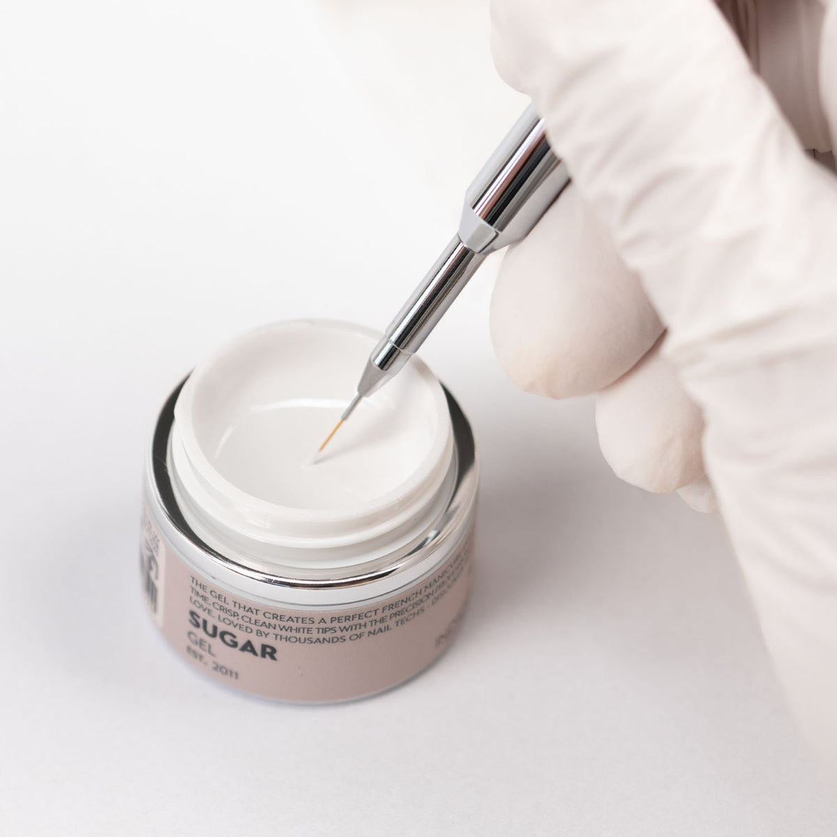 Sugar Gel White Nail Art Gel - 8ml