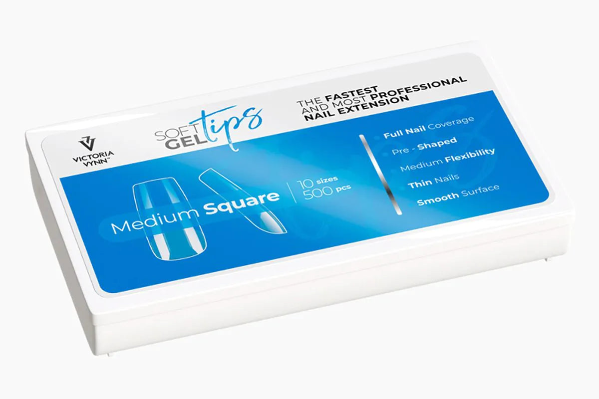 Victoria Vynn Soft Gel Tips Medium Square - 500pcs