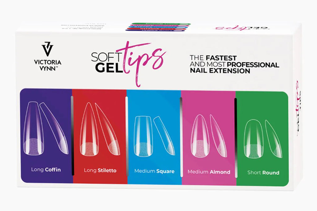 Victoria Vynn Soft Gel Tips Short Round - 500pcs