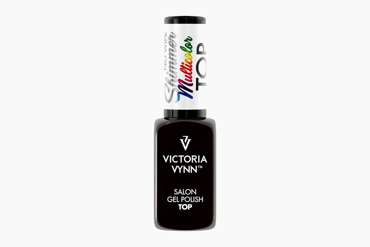 Victoria Vynn Gel Polish Top Coat No Wipe - Shimmer Multicolour 8 ml