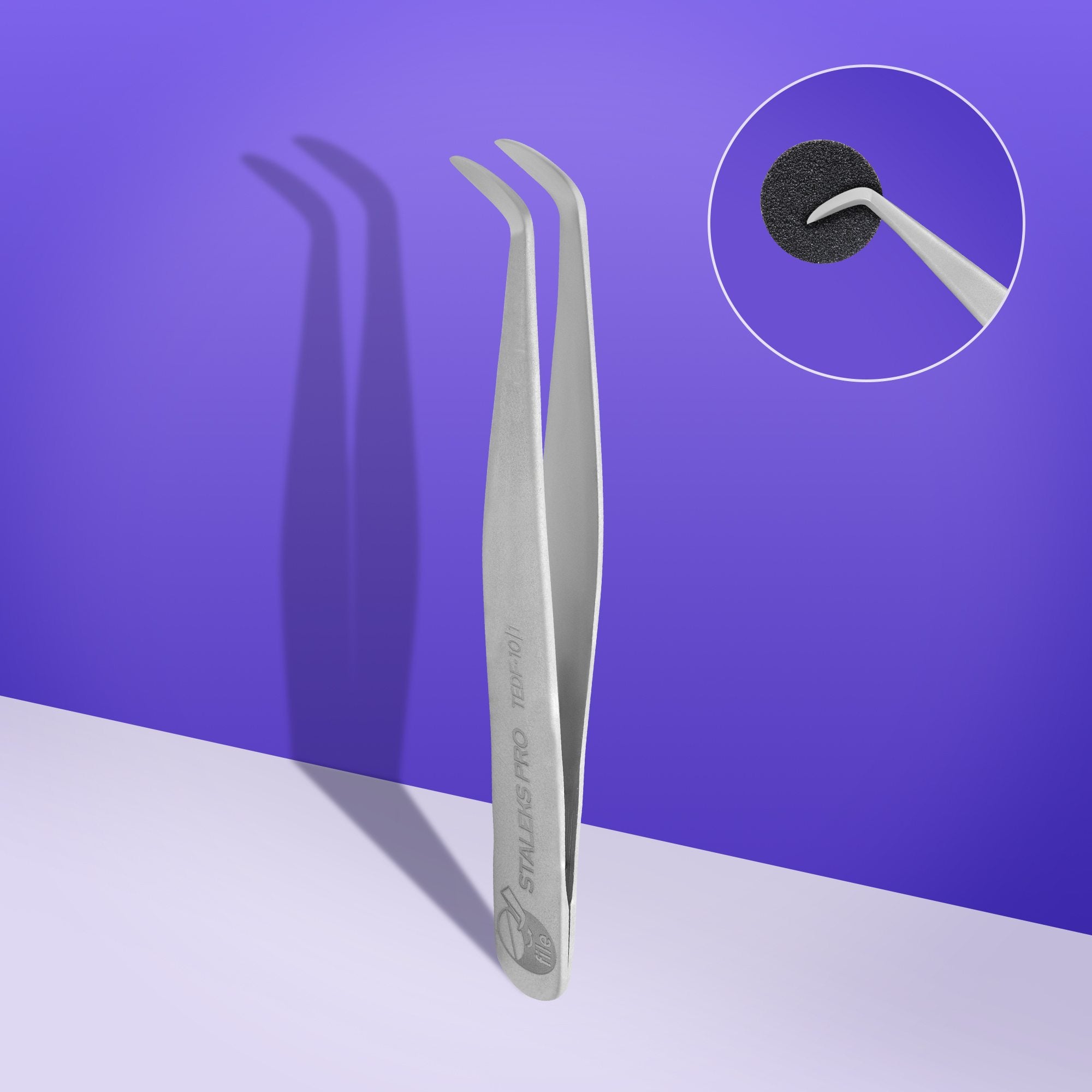 Tweezers For Work With Disposable Files TEDF-10/1