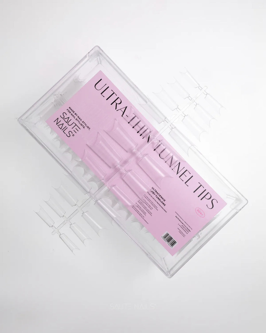 Saute Nails Tunnel Tips - 504 Pieces