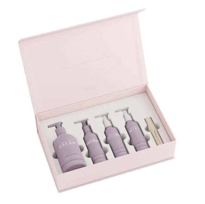 Vanilla & Leather Spa Set