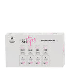 Victoria Vynn Soft Gel Tips Long Coffin Complete Kit with LED Lamp