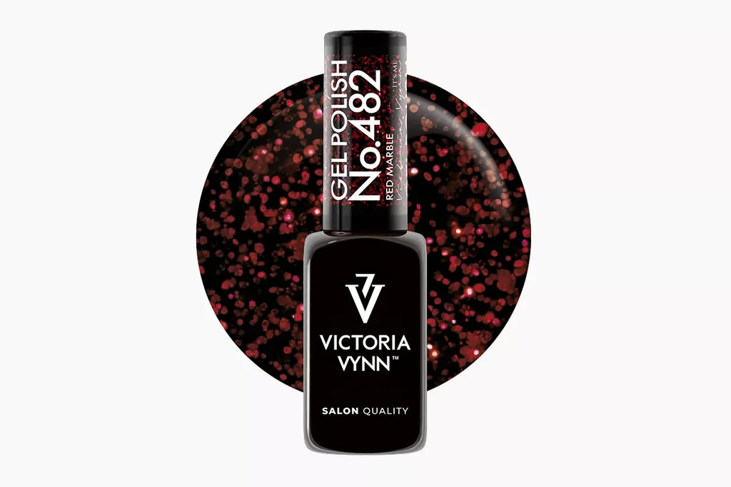Victoria Vynn 482 Red Marble Gel Polish - 8ml