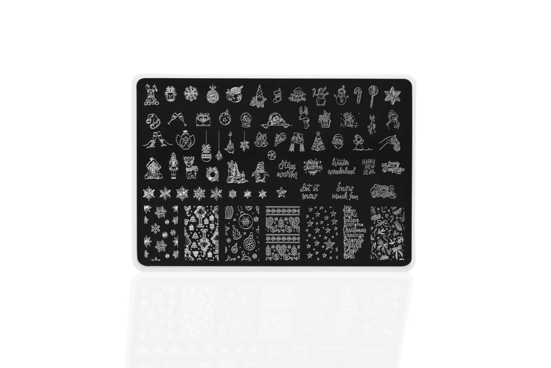 Winter 1 Stamping Plate - 1Pcs