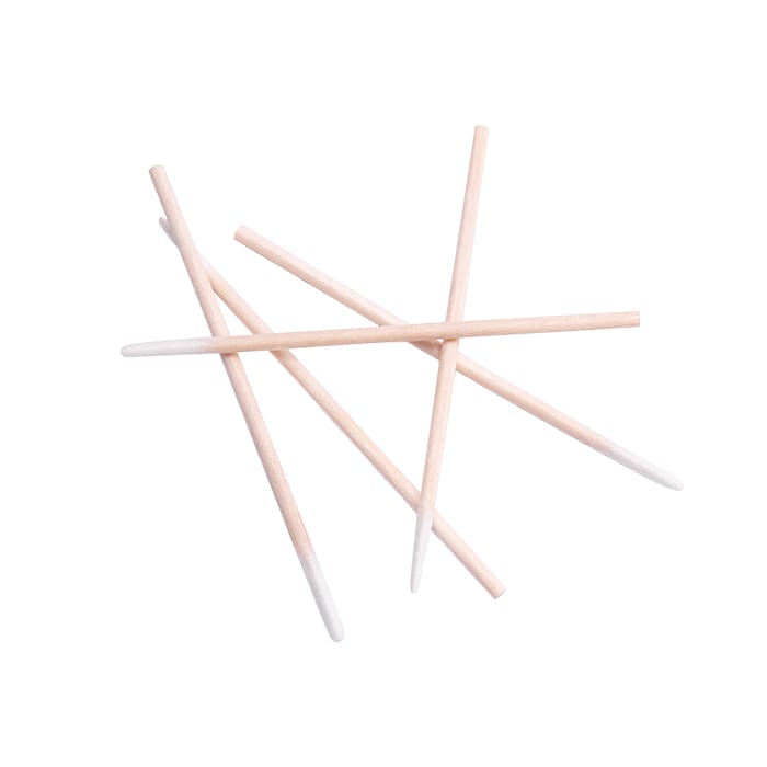 Wooden Sticks With Cotton 100Pcs
