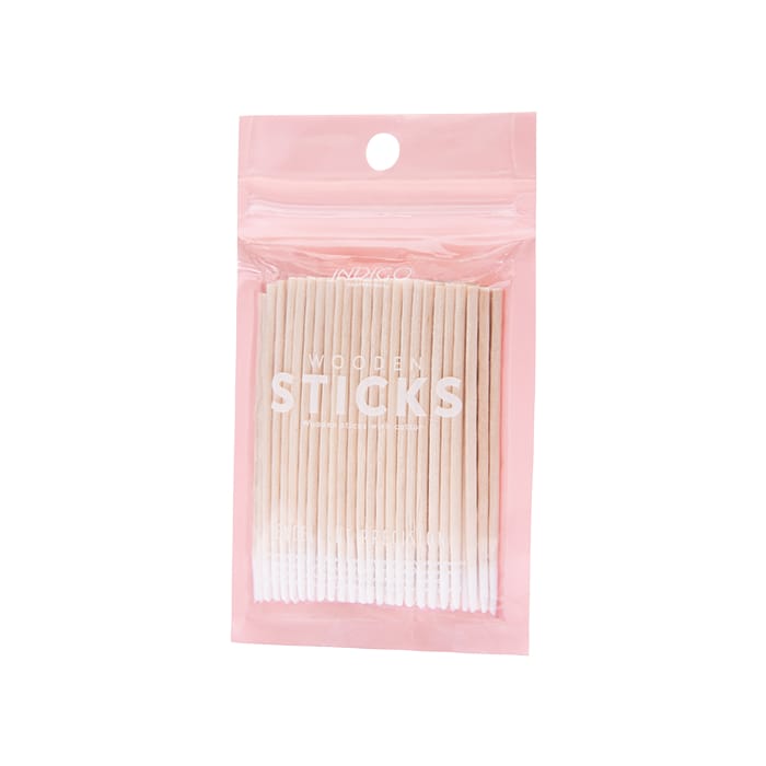 Wooden Sticks With Cotton 100Pcs