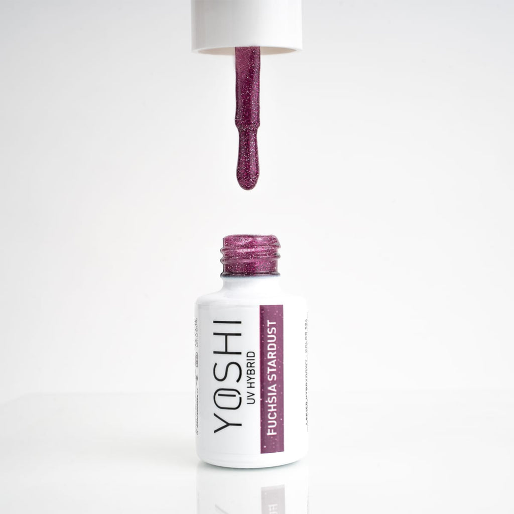 Yoshi 524 Fuchsia Stardust Gel Polish 6Ml