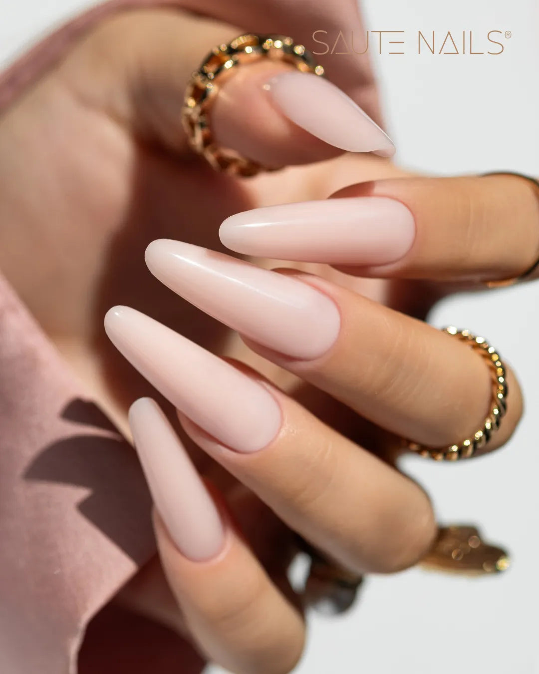 Saute Nails One Touch Light Pink Builder Gel