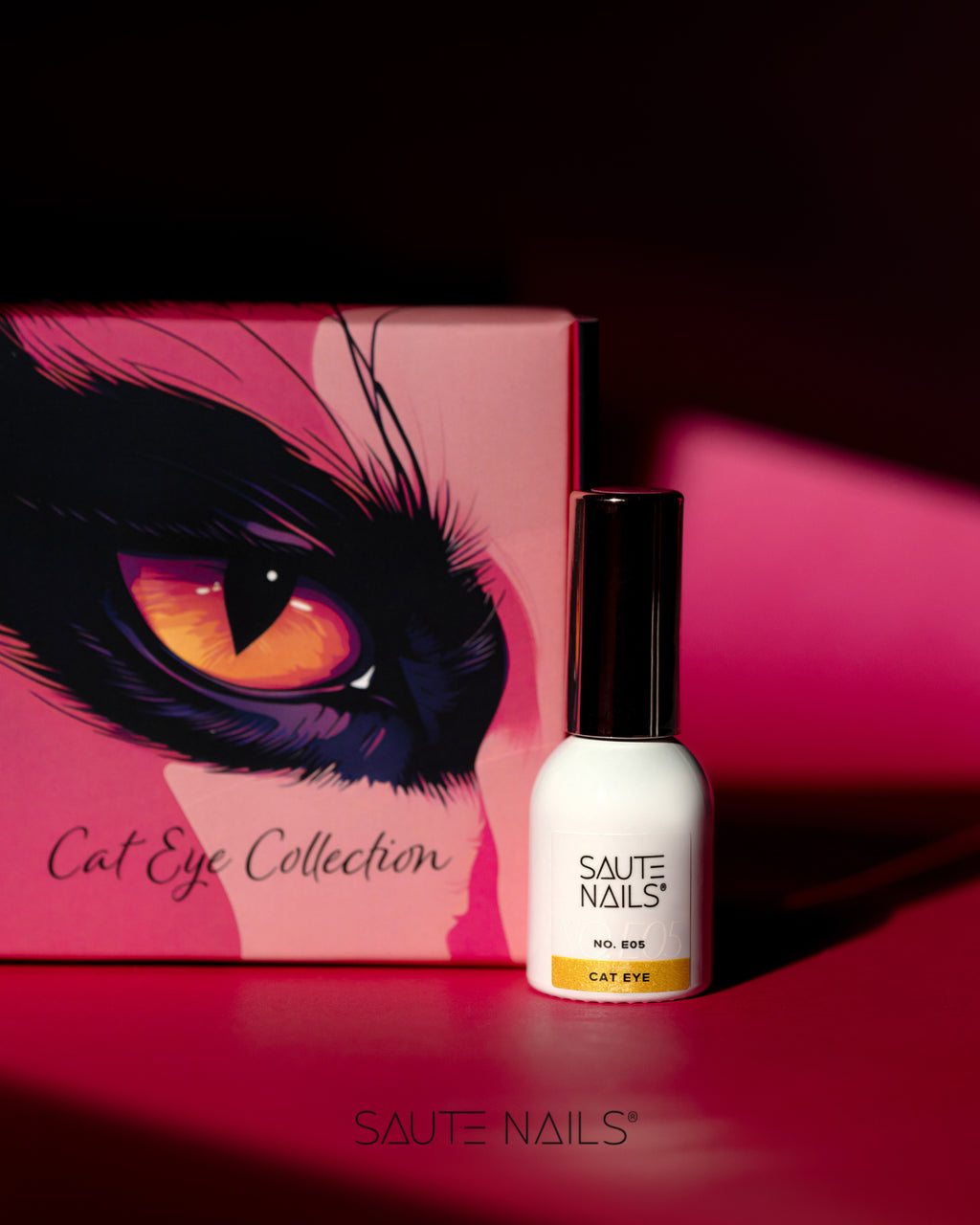 Saute Nails Cat Eye Effect UV/LED Hybrid Gel Polish - E05