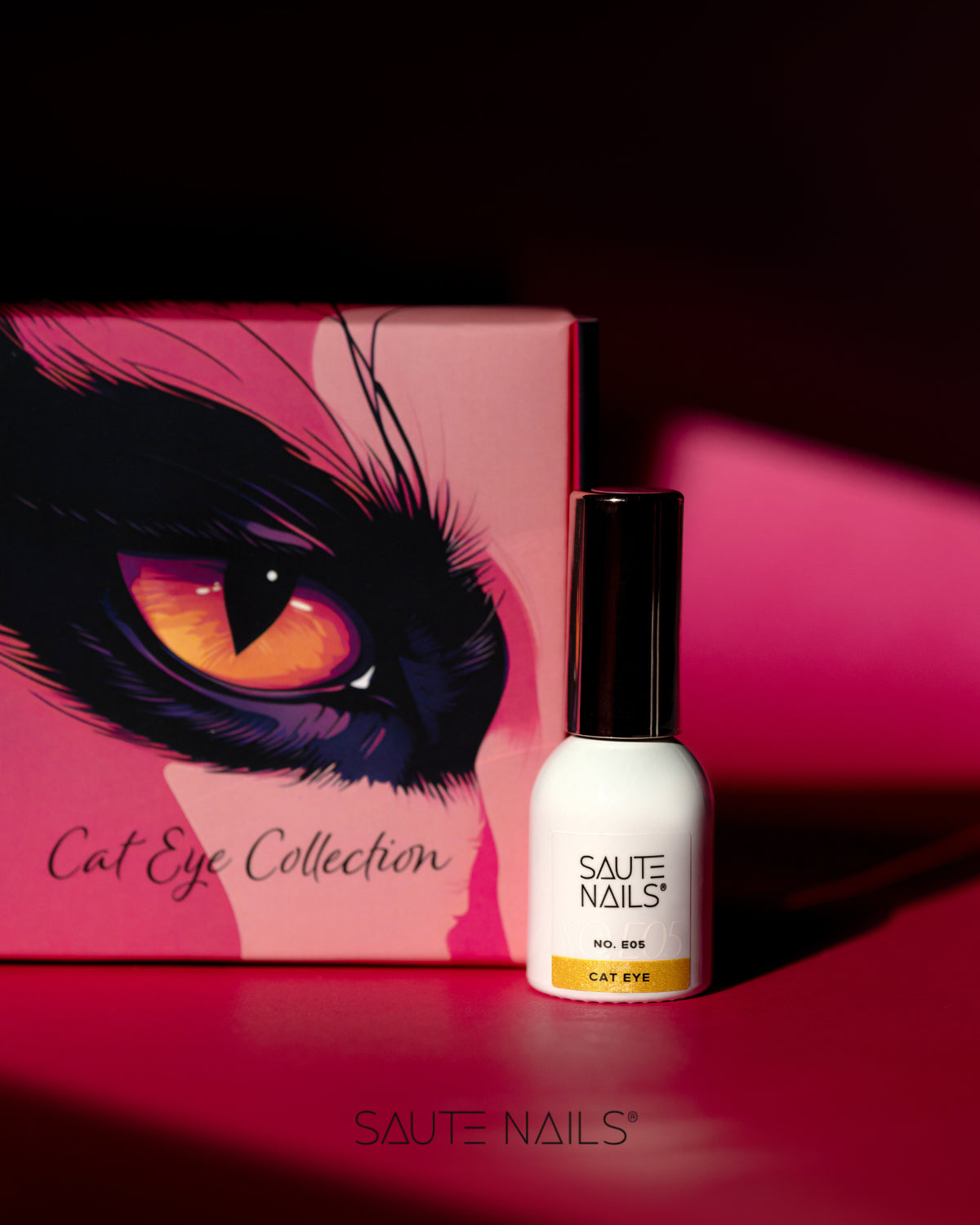Saute Nails Cat Eye Effect UV/LED Hybrid Gel Polish - E05