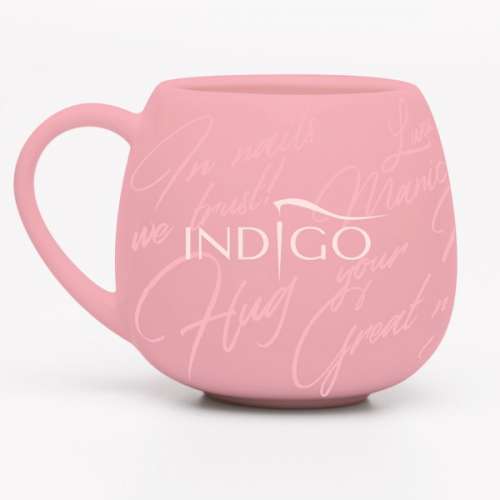 Indigo ceramic mug